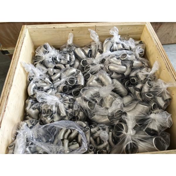 Mirror Polishing Sandblasting Sand Rolled 45 Degree Elbow SS Butt Weld Pipe Fittings