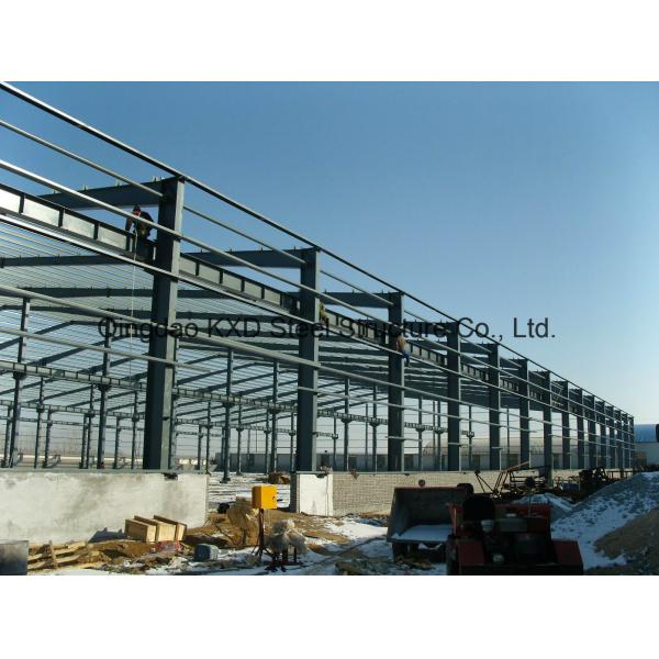 Prefabricated Metal Warehouse Building Heavy Load Steel Shed Construction