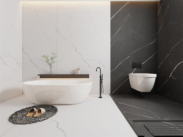Acid-Resistant Carrara Matt Sintered Stone Slab 1420x2700mm