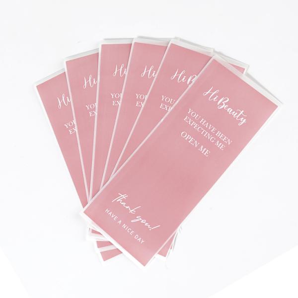 Matte Shipping Box Self Adhesive Sticker Waterproof Thank You Stickers For Packaging