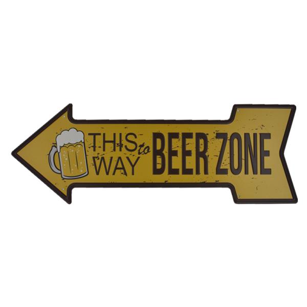 Arrow Shape Vintage cake Metal Tin Signs, Plaque Poster For Bar Club Wall OEM