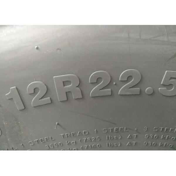Block Pattern 12R22.5 Commercial Truck Tires , Wide Truck Tires 22 Inch Rim Dia