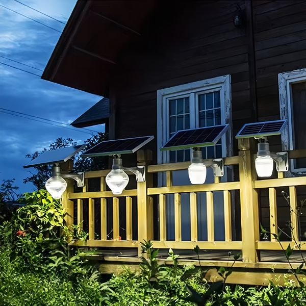 Infrared Remote Control Multiple Installation Methods Unique Design Simple Elegant Solar Street Light Garden Lamp