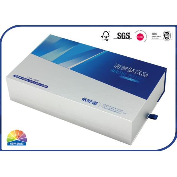 Обратная ультрафиолетовая покрывая твердая коробка бумаги ящика с бумажным рассекателем