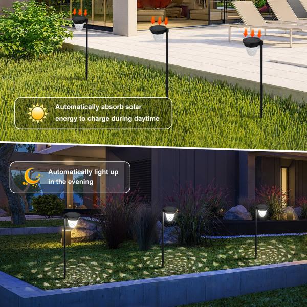 O diodo emissor de luz solar do jardim da constante da decoração/RGB ilumina IP65 impermeável