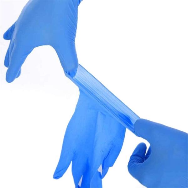 Examination Disposable Medical Gloves , Nitrile Disposable Gloves For Hospital