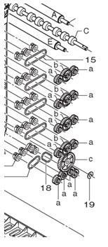 Fuji 330 340 350 370 550 500 Minilab Part No 388D1060242C 388D1060242 A388D1060242C Spring Tension 550 Minilab No.8
