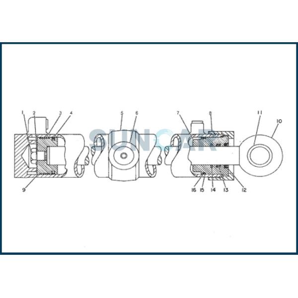 CA6J6917 6J-6917 6J6917 URE Buffer Seal Ring C-A-T Seal Fits Tractor Loader