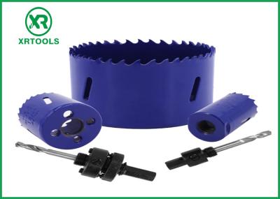 44mm Deep Cutting Bi Metal Hole Saw , 4 / 6 TPI Variable Teeth Metal Cutting Hole Saw