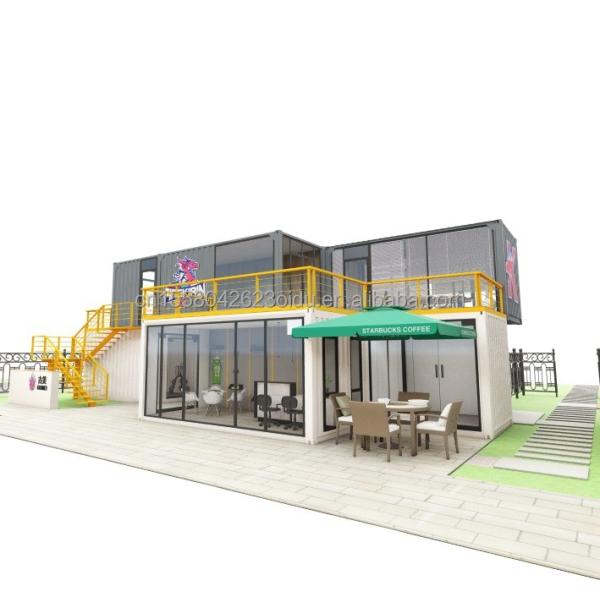 Galvanized Steel Square Tubes Main Structure for Custom Hotel Container House Design and Construction