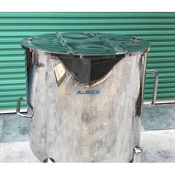 половина бака для хранения нержавеющей стали оборудования хранения открытого алкоголя крышки вида 200L жидкостного химического