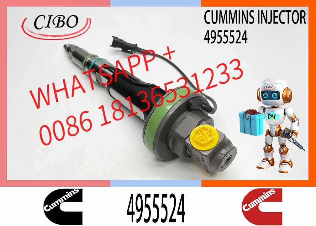Cummins Оригинальный дизельный двигатель топливный инжектор 4955524 для Cummins QSK38 QSK50 машиностроения