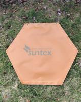 Fogo Pit Mat Grill Mat, esteira à prova de fogo de DocSafe 4 camadas da esteira à prova de fogo para poço ardente do fogo da madeira exterior da grama do pátio da plataforma