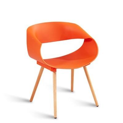 Modern leisure dessert shop dining chair business negotiation clear bar chair high stool coffee shop Nordic simple chair