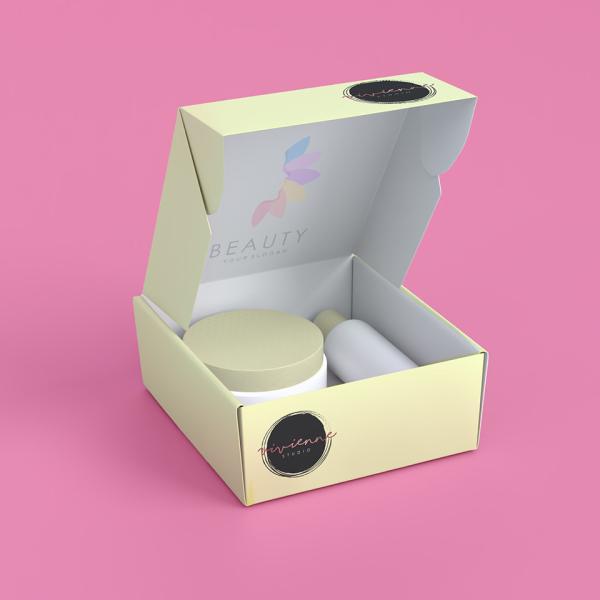 Eco Friendly Cosmetic Makeup Packaging Boxes Corrugated Cardboard Postal Shipping Boxes