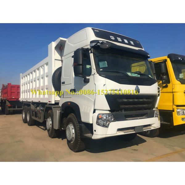 SINOTRUCK HOWO A7 420hp 8x4 Sand Carrying Dump/ Dumper Truck For Ghana Market