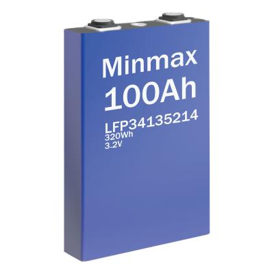 Prismatic Energy Storage LiFePO₄ Cell 3.2V 100000mAh Charge & Discharge Temperature -20℃~+60℃