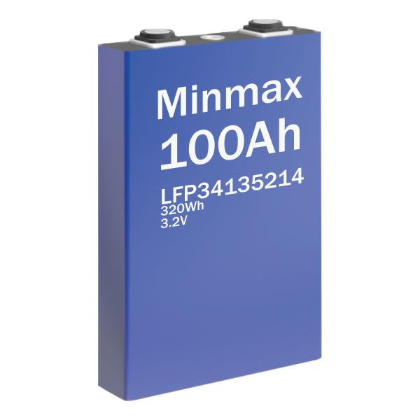 Prismatic Energy Storage LiFePO₄ Cell 3.2V 100000mAh Charge & Discharge Temperature -20℃~+60℃