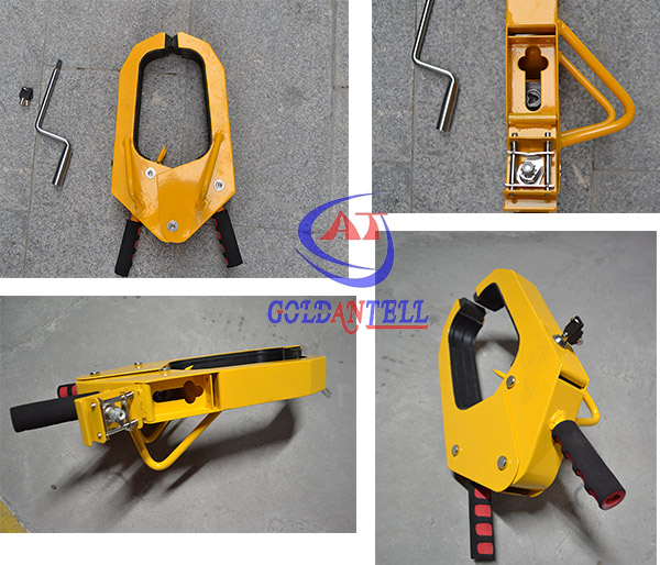 Регулируемые струбцины колеса автомобиля высоких пошлин, CE замка колеса охраняемой парковки одобрили