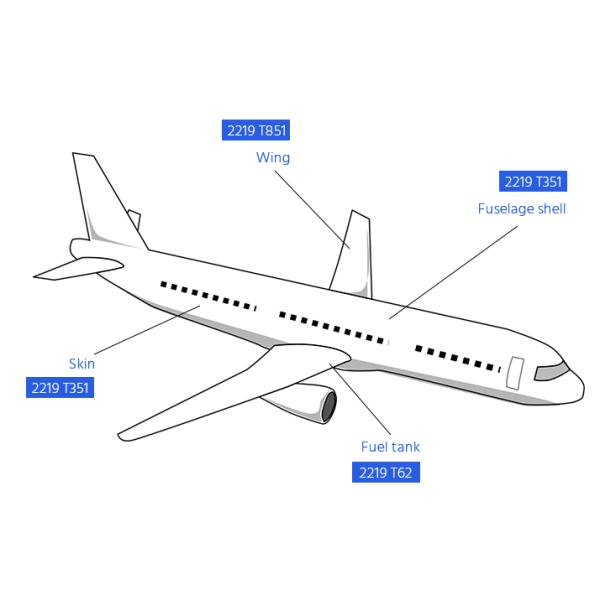OEM 2219 Aluminium Forging Parts for Rocket Liquid Fuel Tank / Vehicle Material