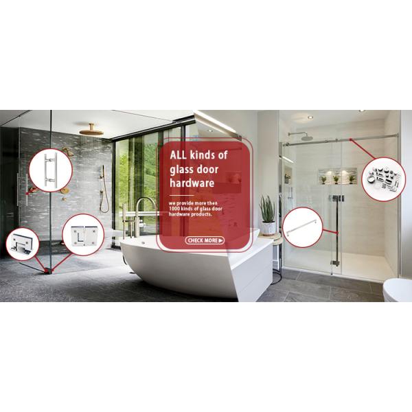 Внутренняя скользящая стеклянная дверная ручка из нержавеющей стали SS 304 с полированной отделкой