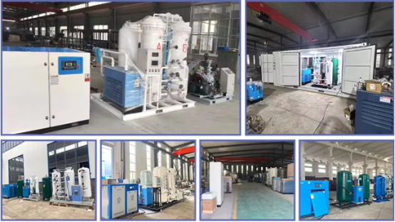 300Nm³/h 0.32kWh/Nm³ Energy-Saving VPSA Oxygen System for Sewage Treatment Aeration