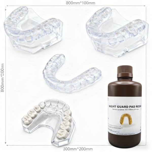 Flexible Night Guard Resin Durable Lightweight Material Designed for Dental Providing Comfort and Long Lasting Protection