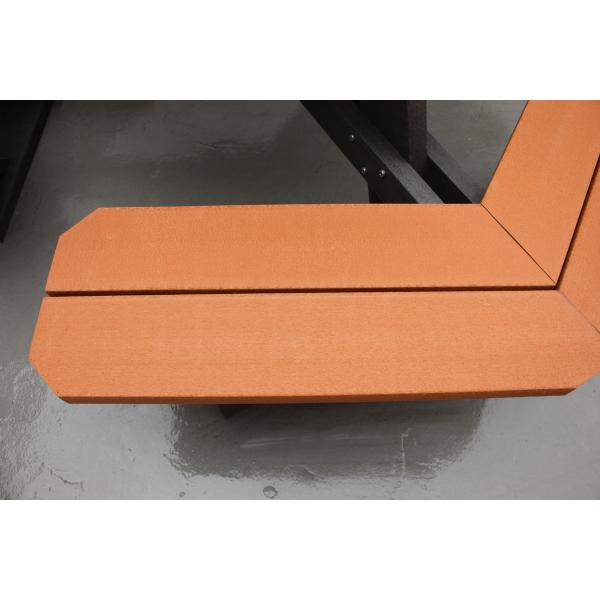 Cast Aluminum Conjoined Table Chair Outdoor Benches Garden Furniture