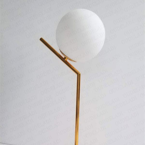 Modern Glass Ball table lamps Gold Nordic Simple Bedroom Bedside Reading copper table lamp(WH-MTB-48)