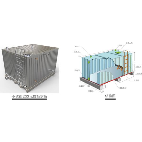 Large Diameter Large Capacity Corrugated Steel Water Tank/Storage Tank