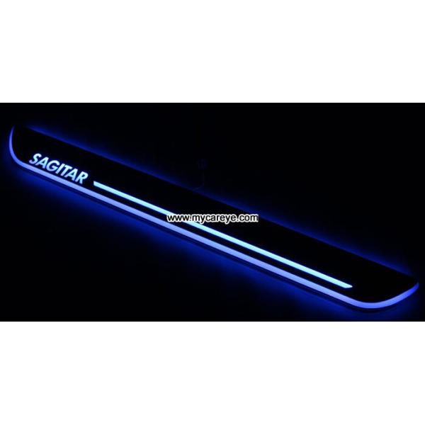 Volkswagen Sagitar car welcome light led Moving Door sill Scuff Pedal Lights