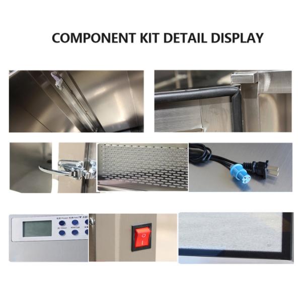 Équipement de salle blanche en acier inoxydable 380V 50HZ 99,99% 0,3um Boîte de dépôt de douche à air