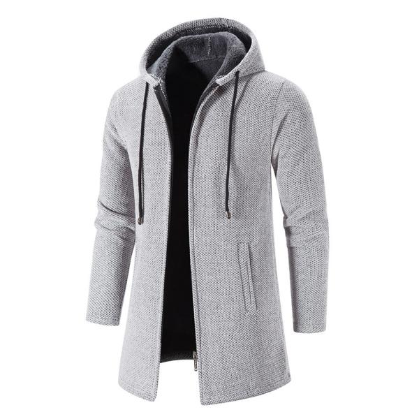 Upgrade Your Wardrobe Men's Chenille Print Cardigan Sweater Coat for Autumn and Winter