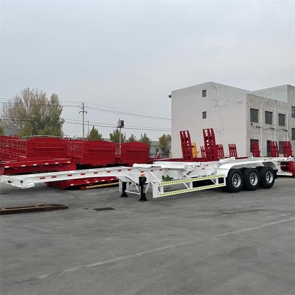 Container Transportation Skeleton Heavy Trailer With ABS Brake 11R22.5 Tire