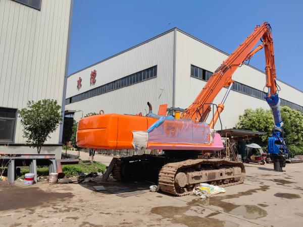 12 M longueur maximale de pile pilote de pile solaire avec 1900 kg de poids de marteau