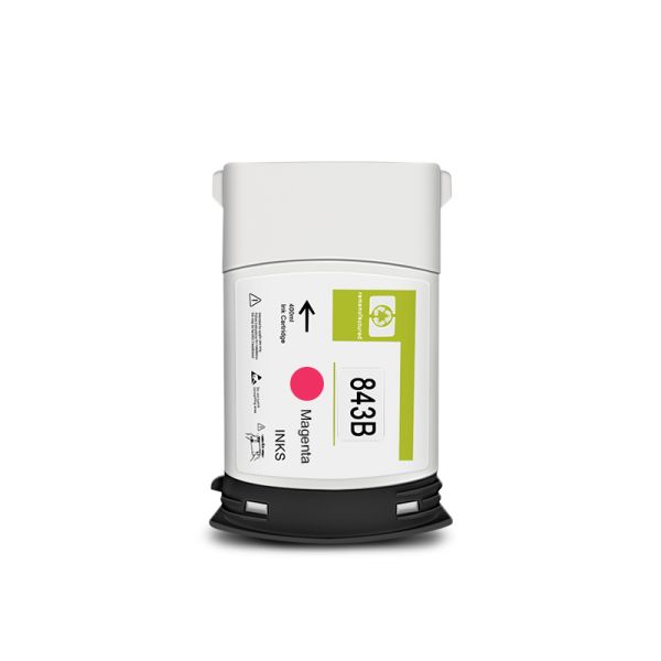 Becolor 843 Ink Cartridge 843A/B/C  Compatible Ink Cartridge Suitable for Wide Page HP XL 4000/4100/4500/5100 Printers 400ml
