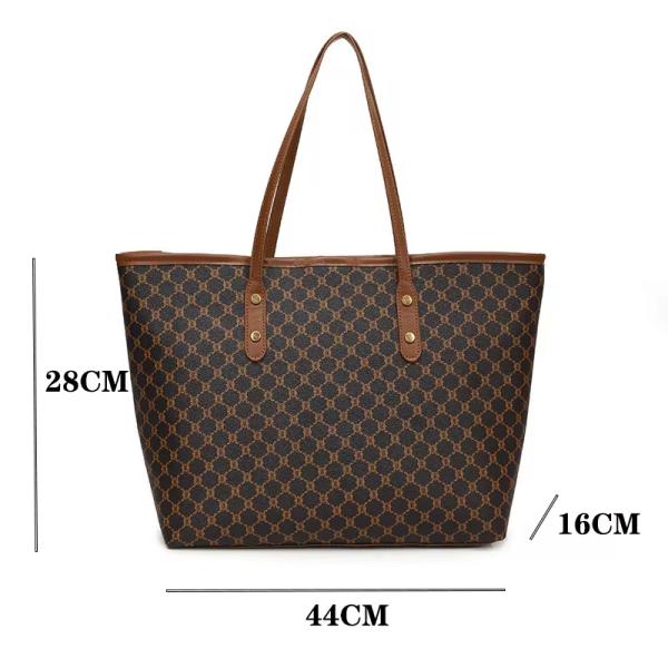 Custom Logo Accepted Luxury Printed Handbag Women PU Shoulder Bag Women's Tote Bag LDTC-RTS88