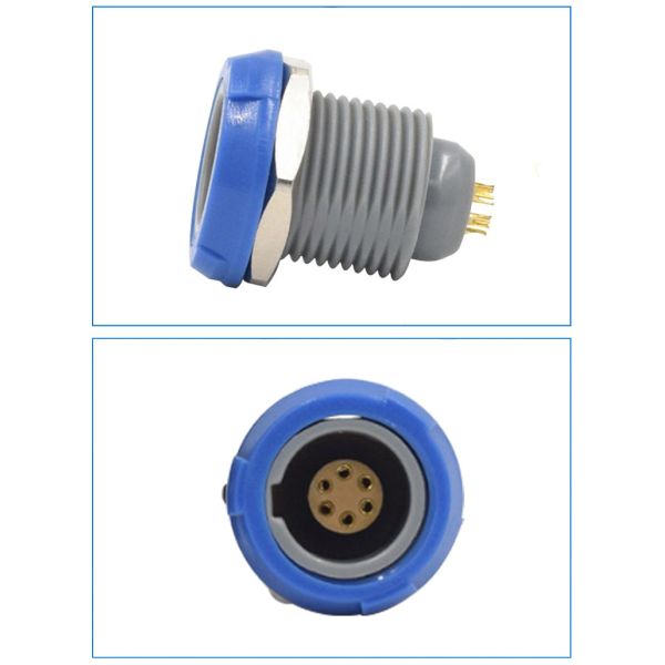 Kangeryou China Class I Blood Oxygen Probe Connector 1P6 Core Waterproof Plug Socket Plastic Self-Locking Connection 3-Year