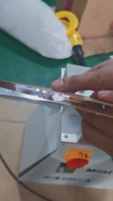 Acrylic Polish Machine Straight Edge Polishing Table Top 2.5kW AC220V Spindle Speed(2400rpm) Mini Ultra Small Portable Desktop