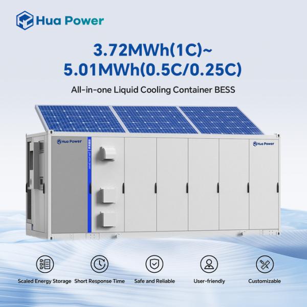 Система накопления энергии с жидкостным охлаждением Hua Power HC5010L 5015.96 кВтч LiFePO4