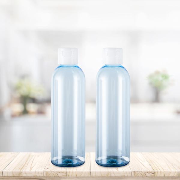 Экологически чистые косметические пластиковые бутылки упаковка 200 мл с крышкой