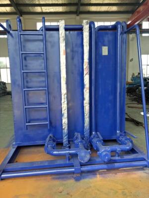 Tanque 2x50bbl do calibre do equipamento de testes do poço de petróleo de 2 compartimentos atmosférico