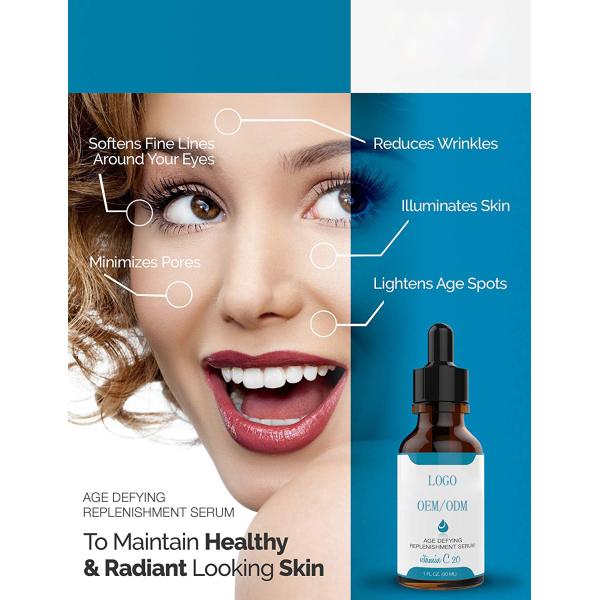 Organic Vitamin C Serum For Face And Eyes With Hyaluronic Acid & Aloe Anti Wrinkle