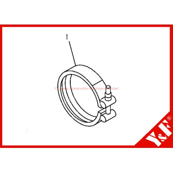 Землечерпалка KOMATSU разделяет двигатель СТРУБЦИНЫ 6D102 PC200-7 6732-81-8220