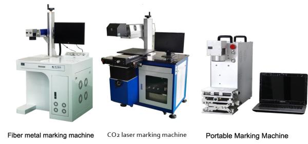 Mini Glass Cable Laser Marking Machine Automatic Air Cooling For Keyboard