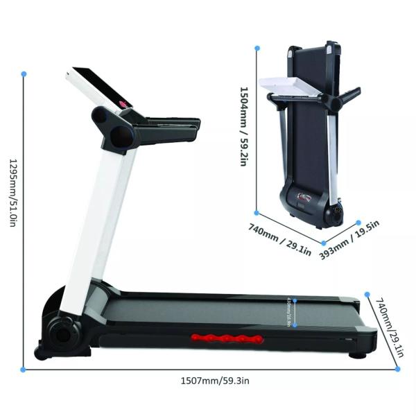 Домой используйте третбан тренировки ширины 560mm складной с нагрузкой 120kg