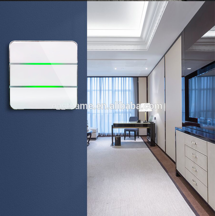 Newest WiFi Smart Wireless Light Switch with for Tuya Module Remote Control CE RoSH 10A Max Current Touch Panel
