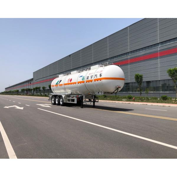 Steel CIMC LINYU 48000 Liter Fuel Trailer for Transporting Crude Oil Efficiently