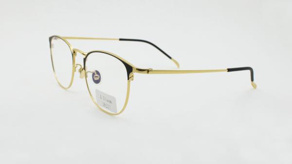Women's Men's Metal Browline Eye Glasses with Clear Lens Stainless Steel Optical Frame Fashion outdoor reading glasses