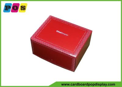Glossy PP Lamination Counter Display Boxes , Small Cardboard Gift Boxes For Video Brochure BOX036